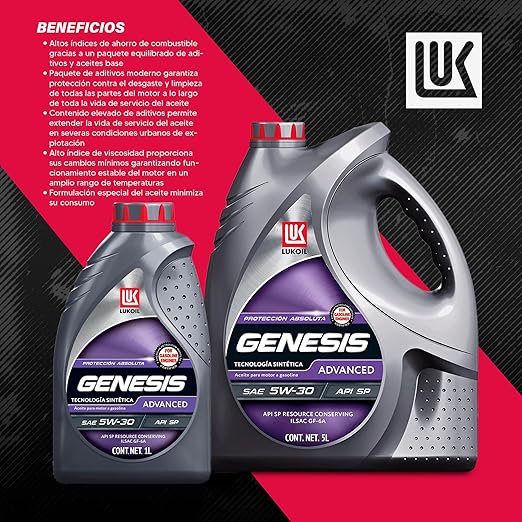LUKOIL GENESIS ADVANCED SAE 5W-30 1L - ACLUKOILR0461
