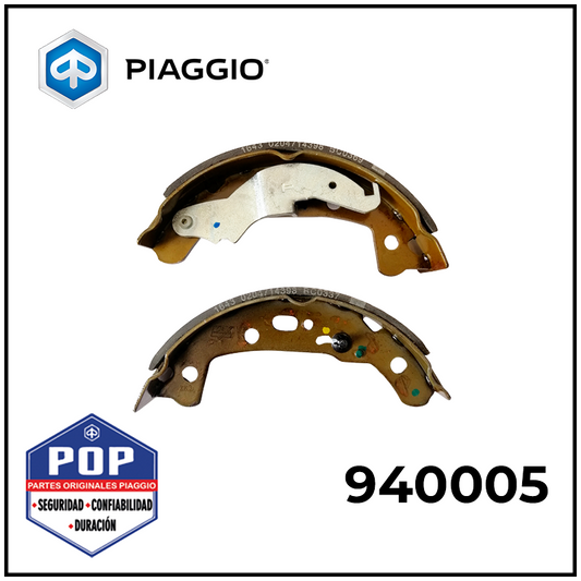 JUEGO DE ZAPATAS DE FRENO TRASERAS IZQUIERDA - 940005