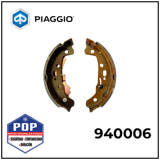 JUEGO DE ZAPATAS DE FRENO TRASERAS DERECHA - 940006