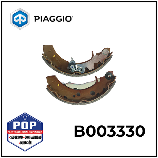 KIT DE BALATAS DE FRENO TRASERO IZQUIERDO - B003330