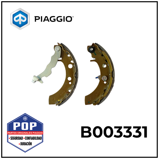 KIT DE BALATAS DE FRENO TRASERO DERECHO - B003331