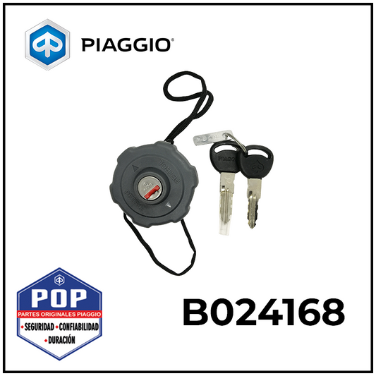B024168 TAPON DE COMBUSTIBLE CON LLAVE
