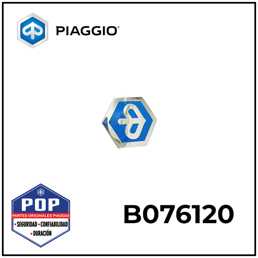 B076120 EMBLEMA HEXAGONAL