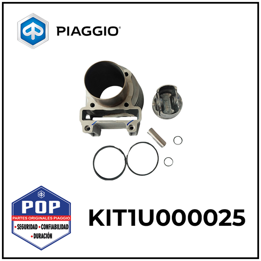 KIT CILINDRO PISTON Y ANILLOS JUNTA - KIT1U000025