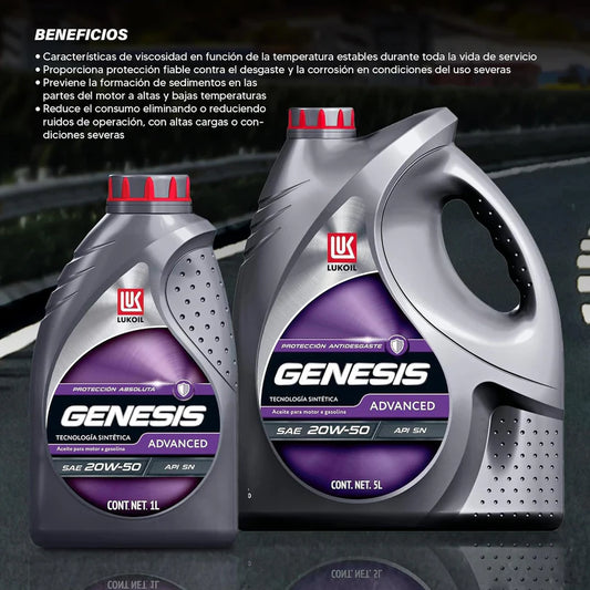 LUKOIL GENESIS ADVANCED SAE 20W-50 1L (AUTOS) - ACLUKOILR0491