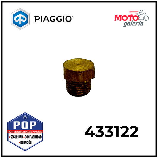 433122 TORNILLO DE ESCAPE M10X6