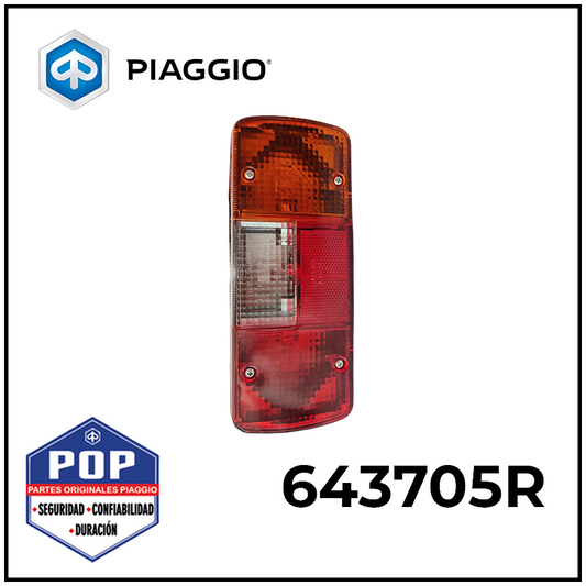 643704R CONJUNTO DE CALAVERA TRASERA IZQUIERDA