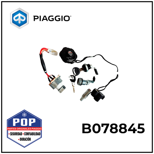 B078845 SET DE CHAPAS CON LLAVE